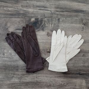 VTG Women's Size 6.5 Leather Gloves